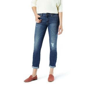 Signature by Levi Strauss & Co. Women's Modern Slim Cuffed Jean size 6 / w 28